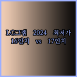 LG 그램 2024 최저가! 16인치와 17인치 비교분석.. 어떤 모델을 선택해야 할까요?